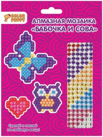 Мозаика алмазная Color Puppy Бабочка и Сова 95290
