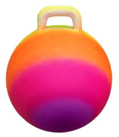 Мяч-попрыгун Наша Игрушка Радужный пластик от 3 лет разноцветный 635018