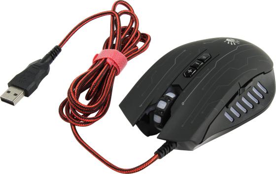Мышь проводная A4TECH Bloody Q82 чёрный USB