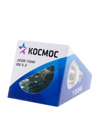 Лампа галогенная с отражателем КОСМОС JCDR 220В/100Вт GU5.3