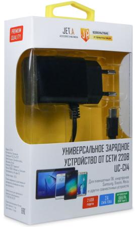 

Сетевое зарядное устройство Jet.A UC-C14 2.1A USB-C черный