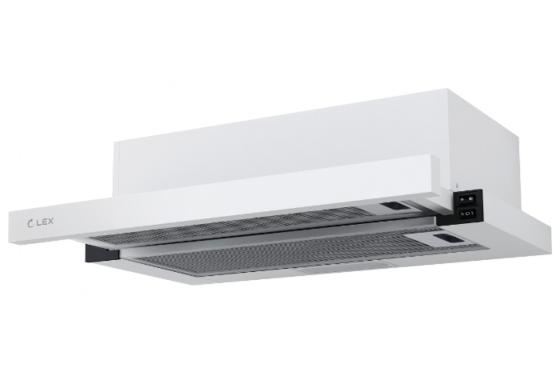 

Вытяжка встраиваемая LEX HUBBLE 600 WHITE 570м3/час LED лампы