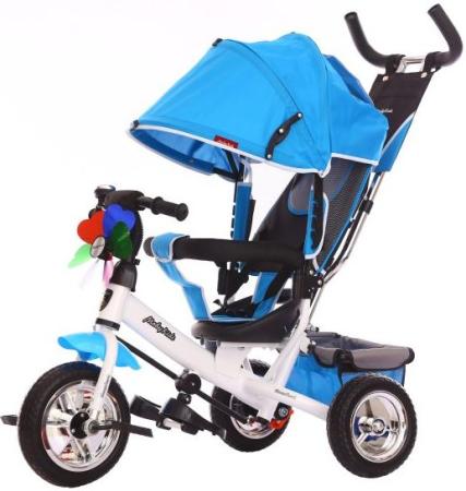 Велосипед трехколёсный Moby Kids Comfort EVA 250/200 мм синий 641048
