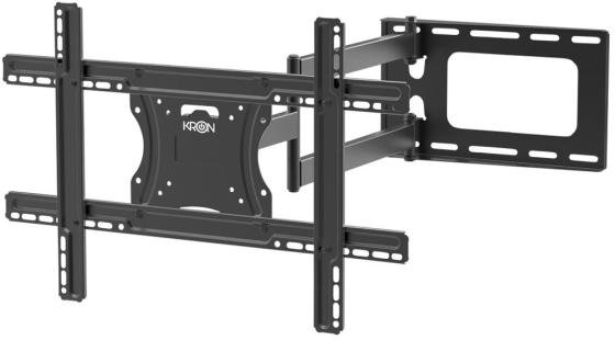 

Кронштейн Kron M7L черный для ЖК ТВ 32-70" настенный от стены 65-720мм наклон +10°/-2° поворот 180° VESA 600x400 max 50кг