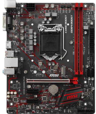 

Материнская плата MSI H310M GAMING PLUS Socket 1151 v2 H310 2xDDR4 1xPCI-E 16x 2xPCI-E 1x 4 mATX Retail