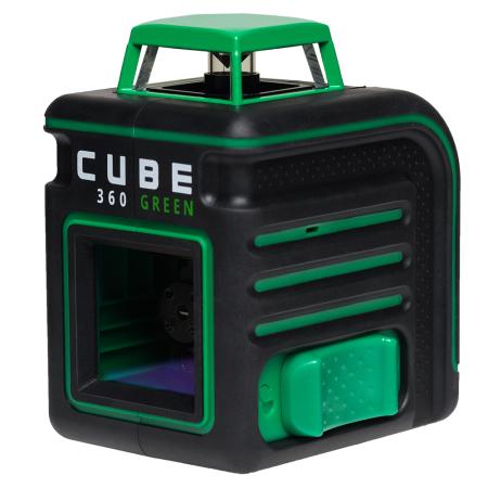 Лазерный уровень ADA CUBE 360 Green Ultimate Edition  до20м ±3/10мм/м ±4° 535нм зеленый луч IP54