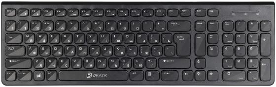 Клавиатура проводная Oklick 590M USB черный