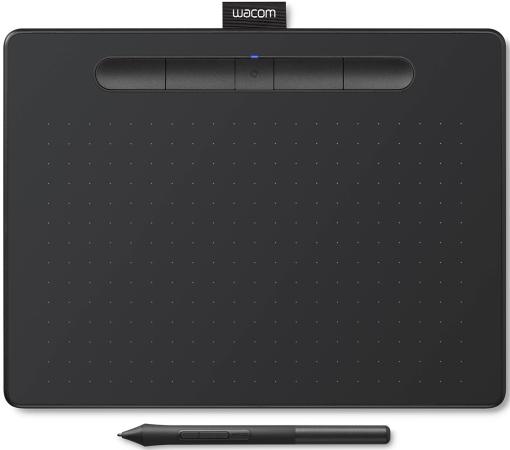 Графический планшет Wacom Intuos M Bluetooth CTL-6100WLK-N Bluetooth/USB черный