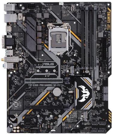 

Материнская плата ASUS TUF B360-PRO GAMING (WI-FI) Socket 1151 v2 B360 4xDDR4 2xPCI-E 16x 4xPCI-E 1x 6 ATX Retail