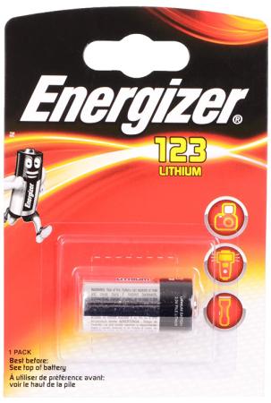 ENERGIZER Батарейка Lithium для фотоаппаратов 123 1шт