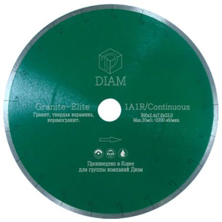 

Круг алмазный DIAM Ф250x25.4мм 1A1R GRANITE-ELITE 1.6x7.5мм по граниту