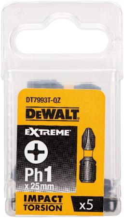 

Бита DEWALT DT7993T-QZ ударная IMPACT Torsion Ph1 25мм (5 шт)