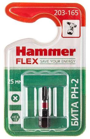 

Бита Hammer Flex 203-165 PH-2 25мм, 1шт.