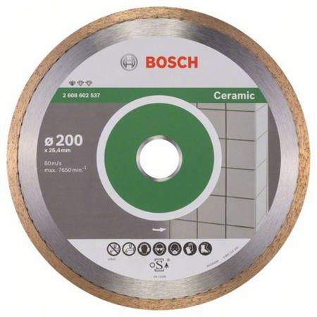 

Диск алм. BOSCH Standard for Ceramic 200x25.4 корона (сплошной) (2.608.602.537) 200 Х 25.4 корона (