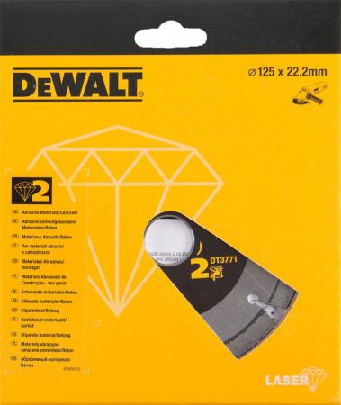 

Диск алм. DeWALT DT3771-XJ сегментный по абразивным материалам, 125x22.2x2мм