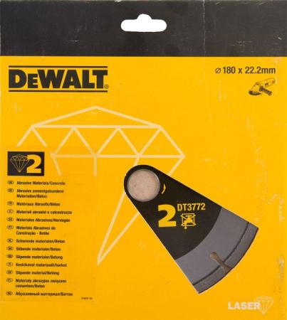 

Диск алм. DeWALT DT3772-XJ сегментный по абразивным материалам, 180x22.2x2.4мм