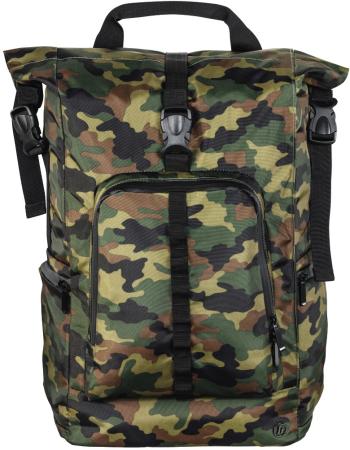 Рюкзак для ноутбука 15.6" HAMA "Roll-Top" полиэстер зеленый камуфляж 00101820