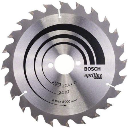 

Пильный диск Bosch STD WO 190x30-24T 2608640615