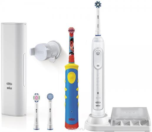 

Зубная щётка Braun Oral-B Genius 8000/D701+зубная щетка детская Mickey D10