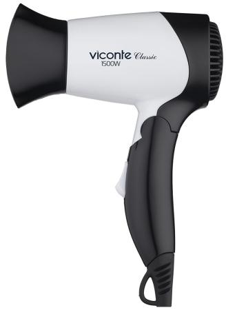 Фен Viconte VC-3748 1500Вт белый чёрный
