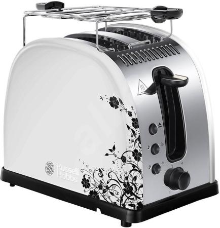 

Тостер Russell Hobbs Legacy Floral 21973-56 белый серебристый чёрный