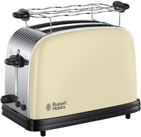 

Тостер Russell Hobbs Colours Plus Cream 23334-56 серебристый бежевый чёрный