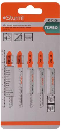 

Лобзиковая пилка Sturm T119BO 5шт 5250308