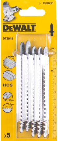 

Пилка д/лобзика DEWALT DT2048-QZ п/дер.HCS 116x87x2.5x65 мм, T301BCP 5шт