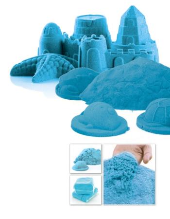 Песок для игры «ЧУДО-ПЕСОК» 1 кг голубой DE 0194