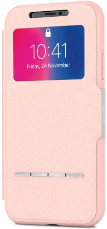 

Чехол-книжка Moshi "SenseCover" для iPhone X розовый 99MO072309