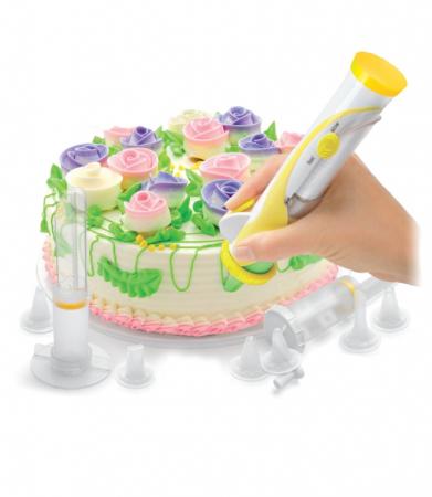 Набор для декорации торта с электрической ручкой «КОНДИТЕР ПЛЮС» TK 0118
