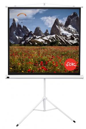 

Экран переносной на штативе Sakura'OK SCPST-150x150 150 x 150 см