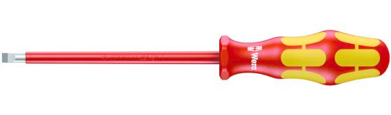 Отвертка WERA 006100 VDE 1000V 160I 0,4х2,5х80мм шлицевая