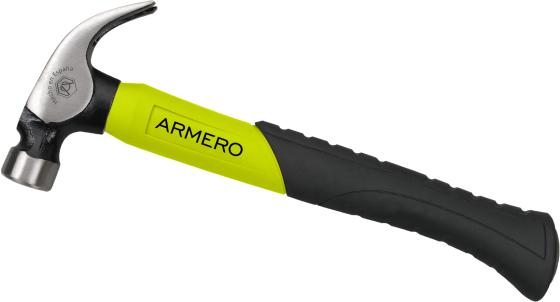 Молоток ARMERO AS30-245 fiberglass  с гвоздодером 450г