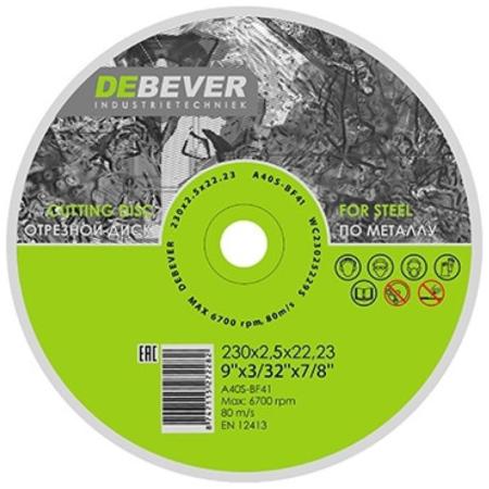 

Круг отрезной DEBEVER WC23020229S 230х2.0х22.23 по металлу