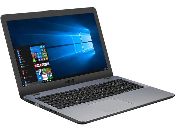 

Ноутбук ASUS VivoBook 15 X542UA-DM749 15.6" 1920x1080 Intel Core i7-7500U 1 Tb 8Gb Intel HD Graphics 620 серый DOS 90NB0F22-M10130