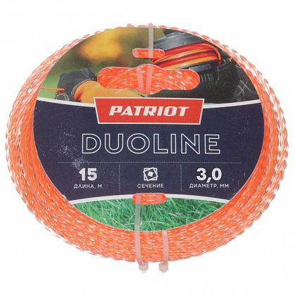 

Леска для триммеров Patriot Duoline D 3,0мм L 15м