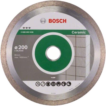 

Диск алм. BOSCH Best for Ceramic 200x25.4 корона (сплошной) (2.608.602.636) 200 Х 25.4 10 корона (с