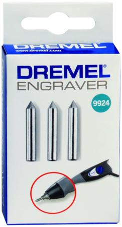 

Насадка DREMEL 9924 карбидная, для гравера ENGRAVER 290, 3шт.