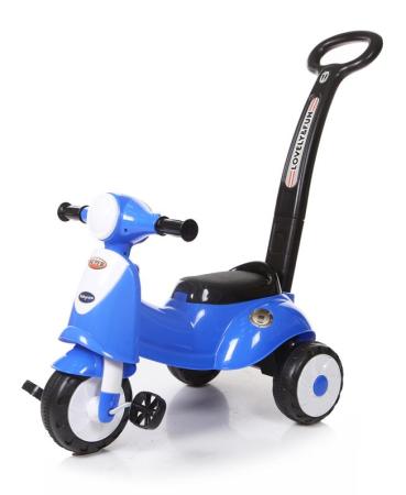 

Каталка Baby Care Smart Trike пластик от 1 года с ручкой для родителей синий