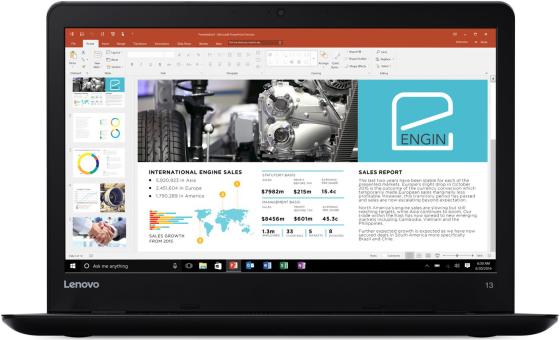 

Ноутбук Lenovo ThinkPad 13 Core i3 7100U/8Gb/SSD256Gb/Intel HD Graphics 620/13.3"/IPS/FHD (1920x1080)/Windows 10 Professional 64/black/WiFi/BT/Cam