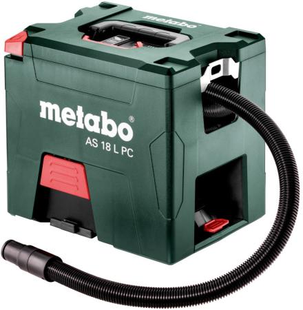 Промышленный пылесос Metabo AS 18 L PC сухая уборка зелёный