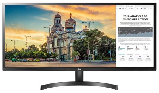 

Монитор 34" LG 34WK500-P черный AH-IPS 2560x1080 250 cd/m^2 5 ms HDMI Аудио 34WK500-P.ARUZ