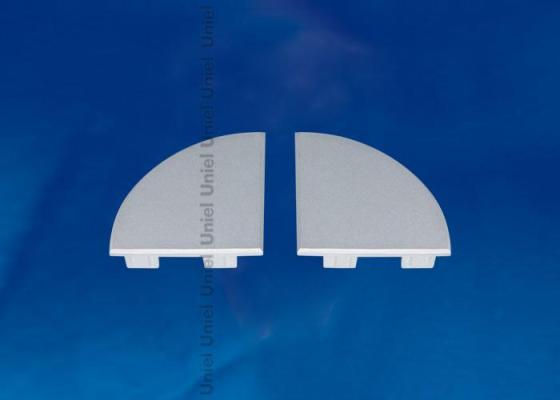 Набор заглушек для алюминиевого профиля (4 шт.) Uniel UFE-N09 Silver