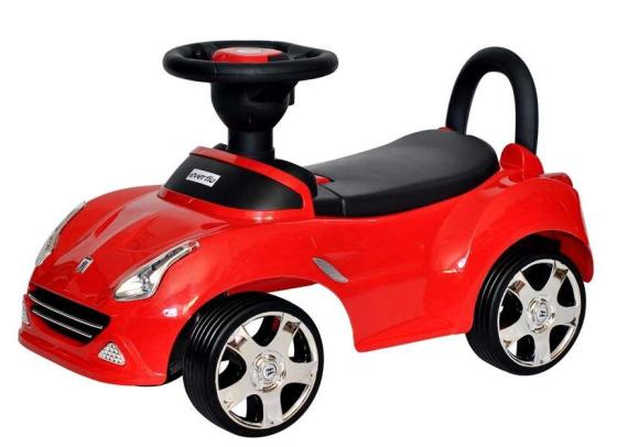 Интерактивная игрушка Everflo Каталка Машинка 613 от 1 года красный