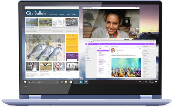 

Ноутбук Lenovo Yoga 530-14IKB 14" 1920x1080 Intel Core i5-8250U 256 Gb 8Gb nVidia GeForce GT 940MX 2048 Мб синий Windows 10 Home 81EK0095RU