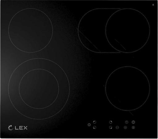 Варочная панель электрическая LEX EVH 642 BL черный