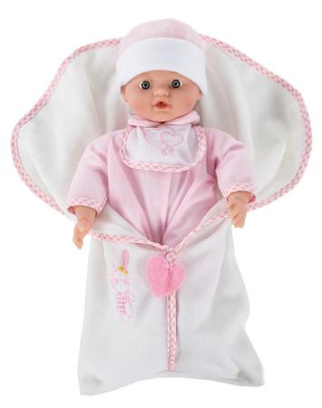 Кукла Loko Кукла "Tiny Baby" с конвертом для новорожденных 30 см плачущая
