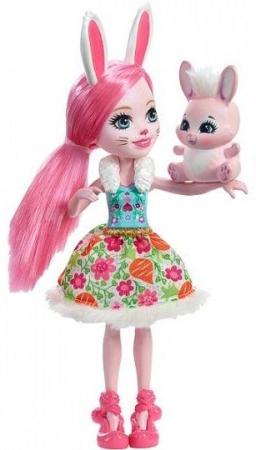 Кукла MATTEL Enchantimals с любимой зверюшкой DVH87