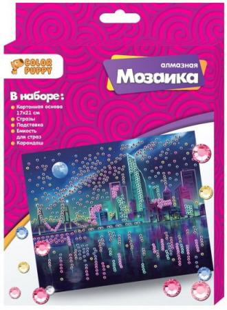 

Набор д/творч. Алмазная мозаика «Ночной город», 17*21см